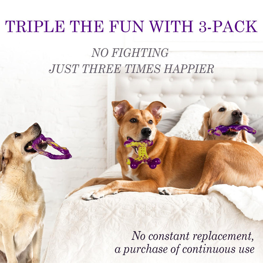 Frienhund tough nylon chew toy endures rough sessions for large dogs.