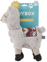 Fringe Llama Chill-Plush dog toy offers cozy snuggle time after play.