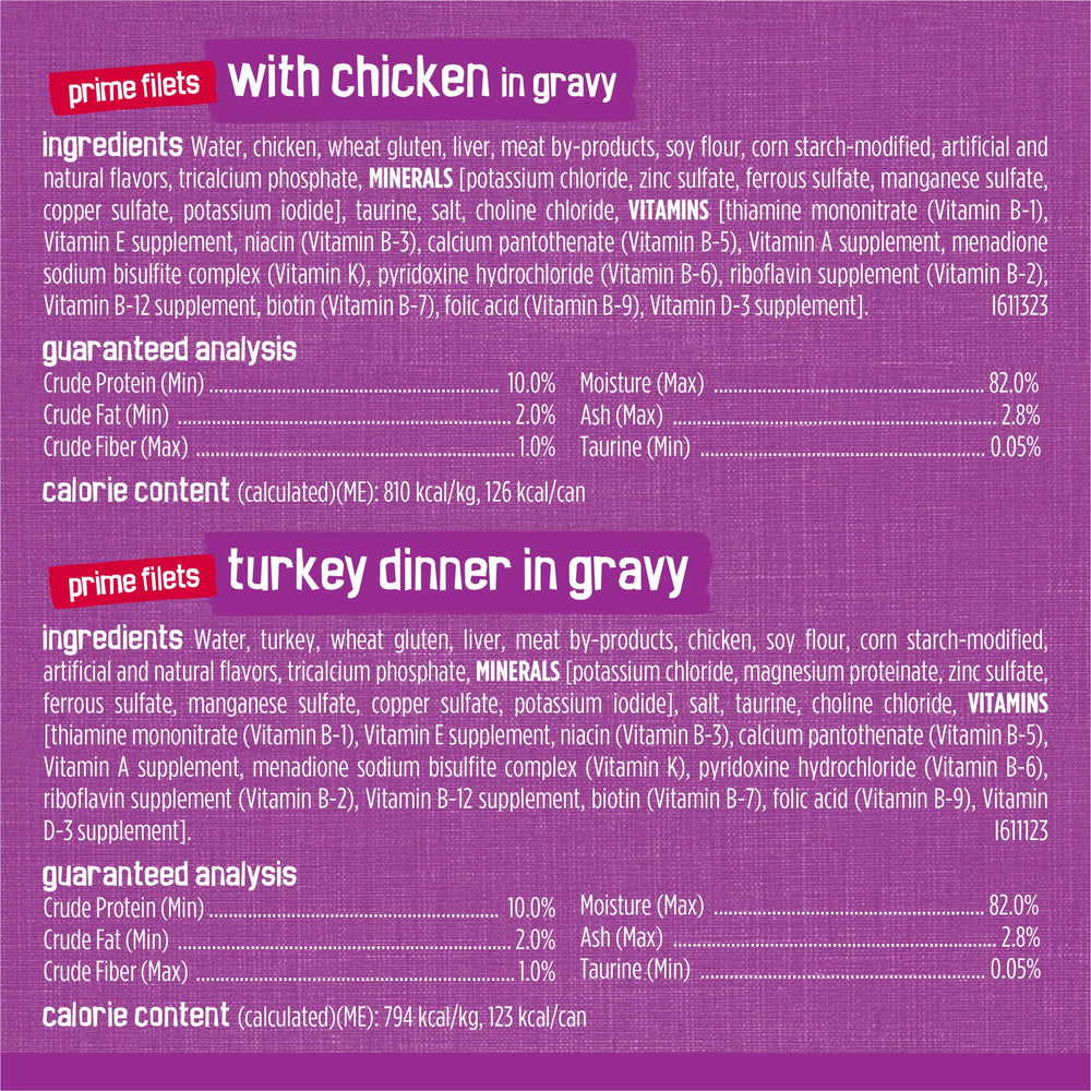 Friskies added vitamins and minerals image highlighting added nutrients