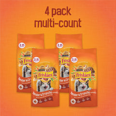 Friskies adult cat nutrition provides balanced daily nourishment.