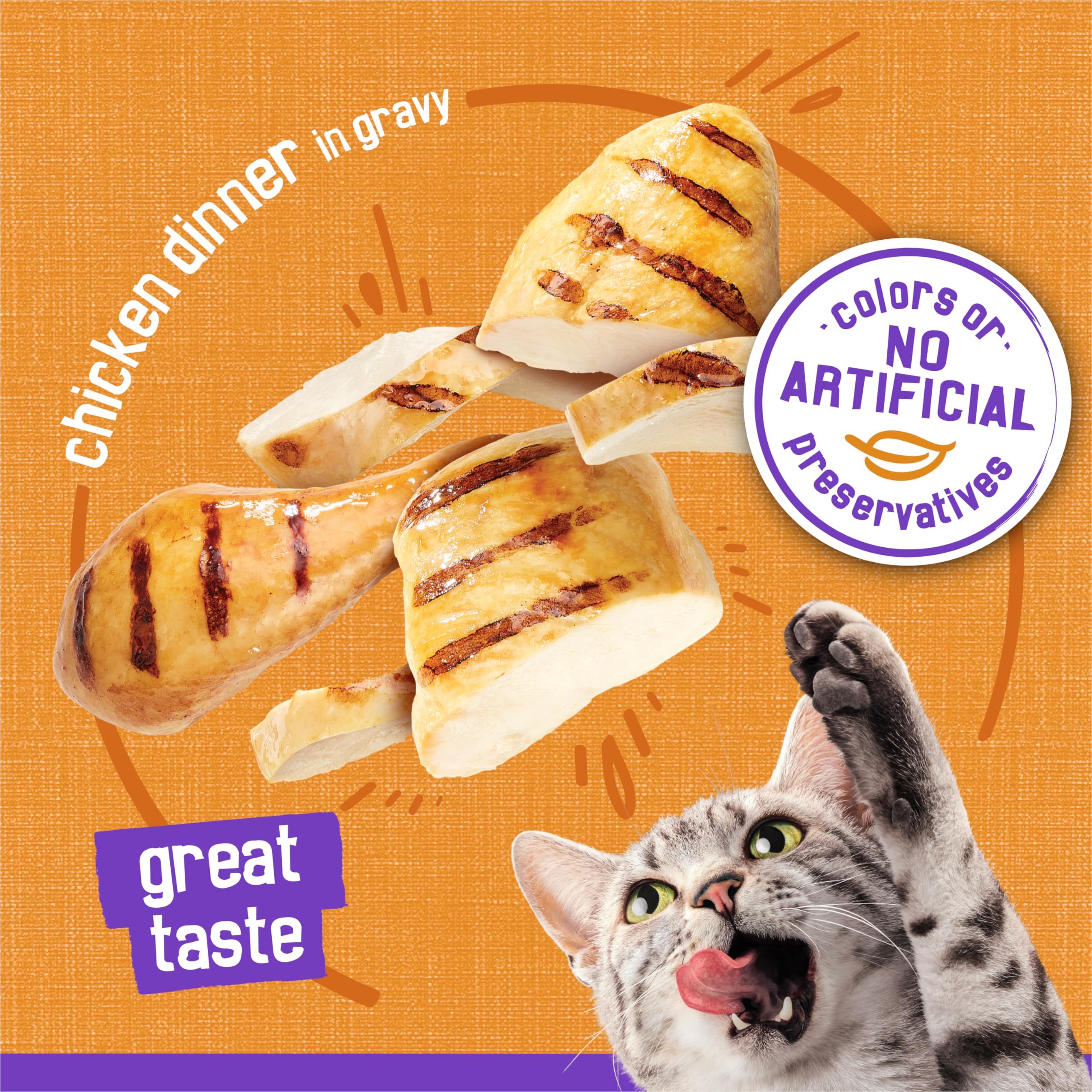 Friskies Adult Nutrition Balanced supports typical daily feline needs.