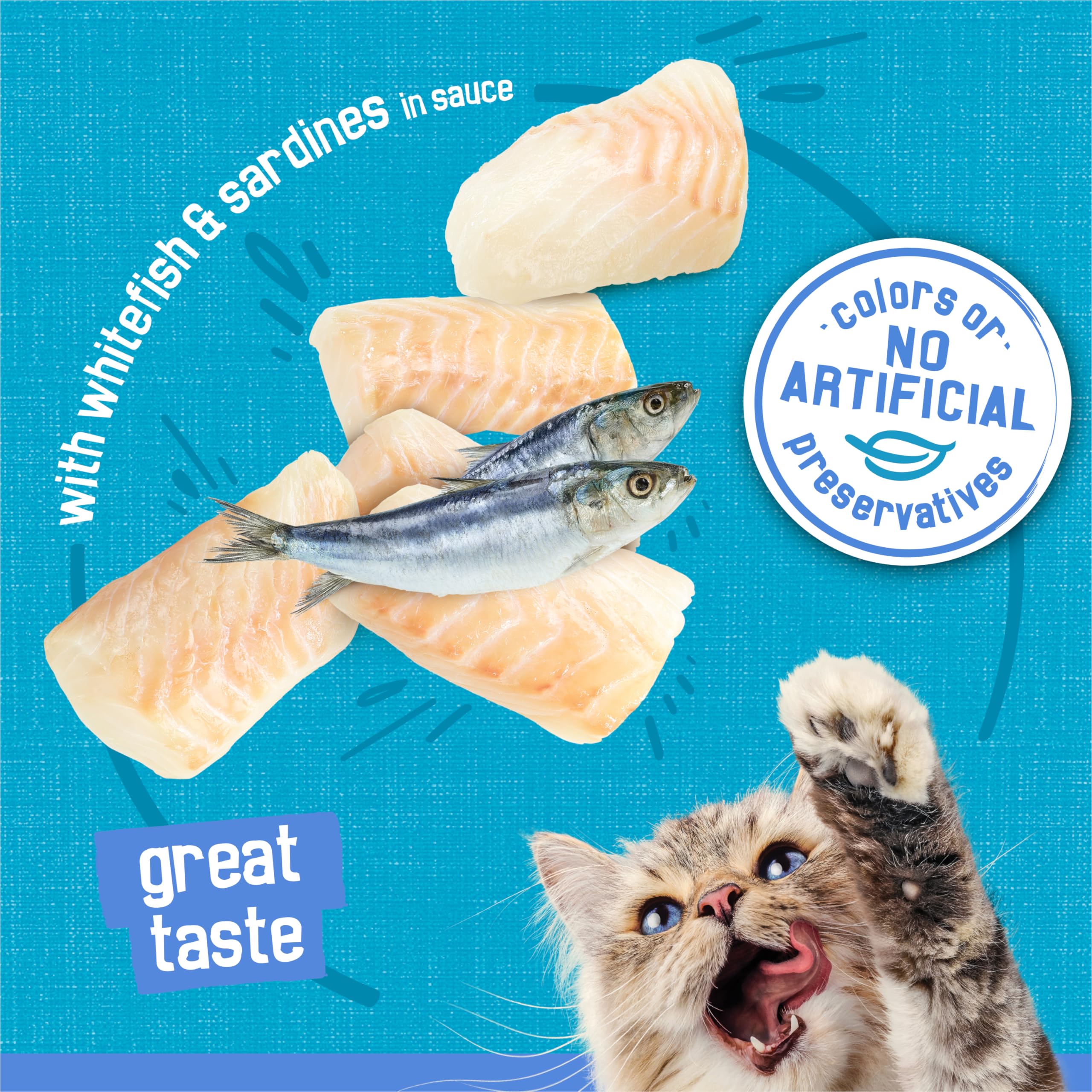Friskies 100 percent-balanced nutrition for cats