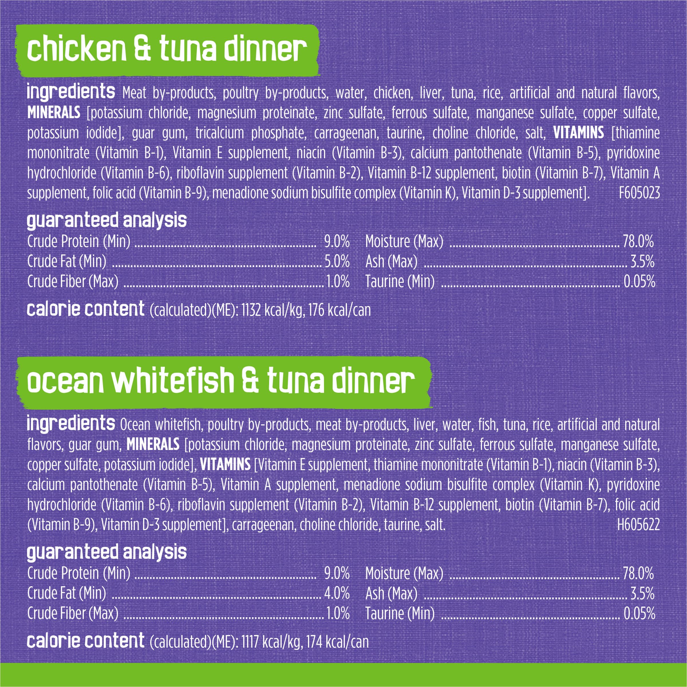 Friskies Cans Packaging — recyclable cans support eco-friendly choice.