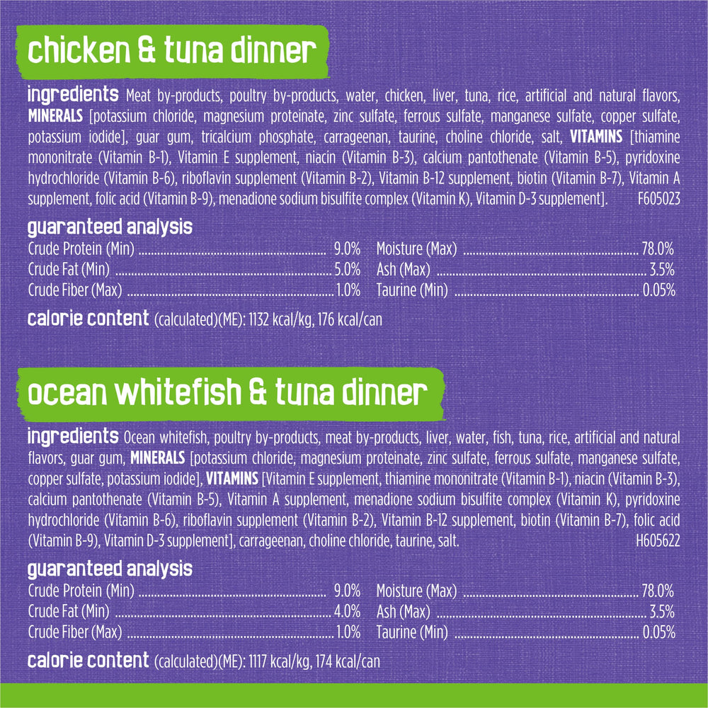 Friskies Cans Packaging — recyclable cans support eco-friendly choice.