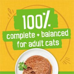 Friskies cat food in recyclable cans supports eco-friendly packaging.