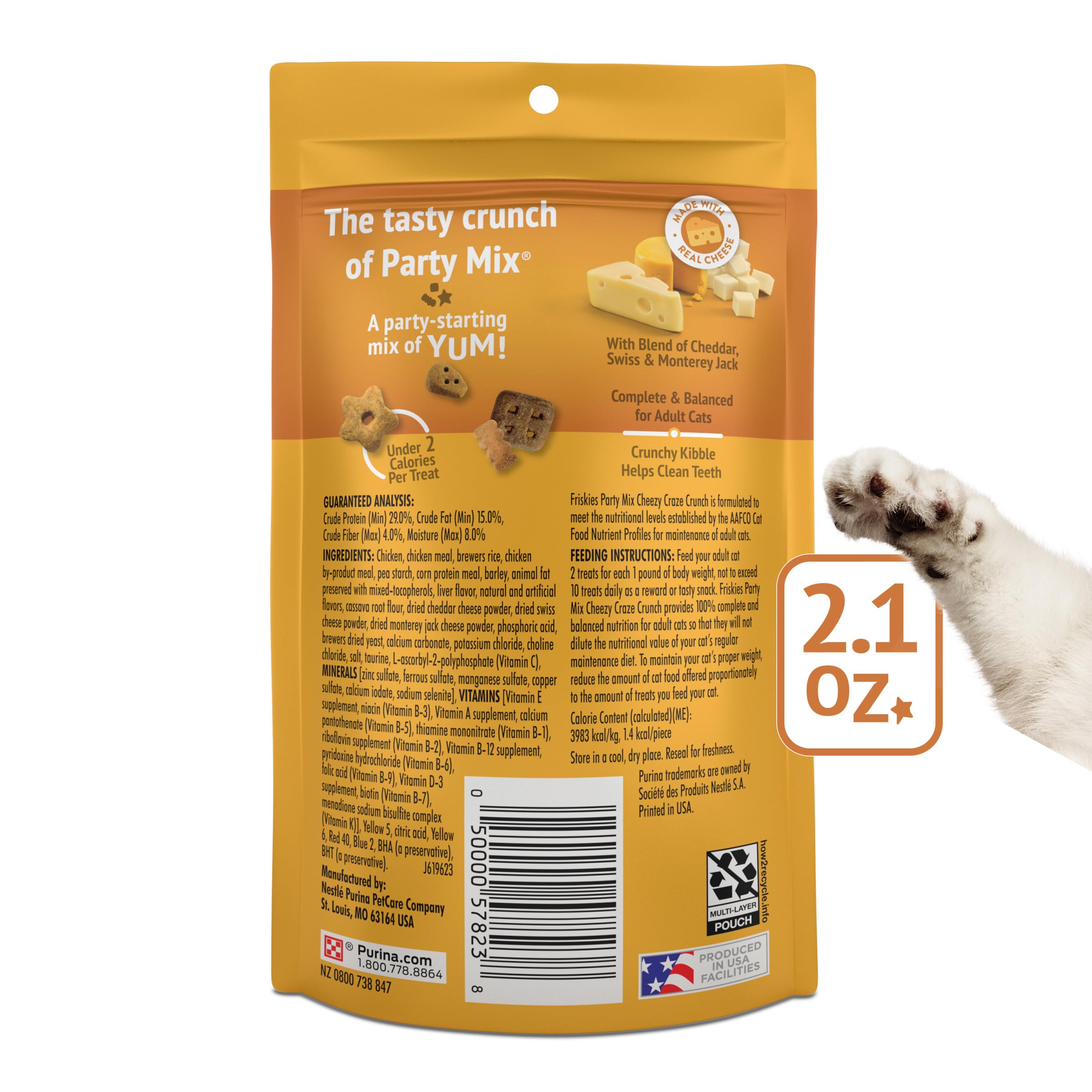 Cheezy Craze Crunch play shapes invite sniffing and fun during snack sessions