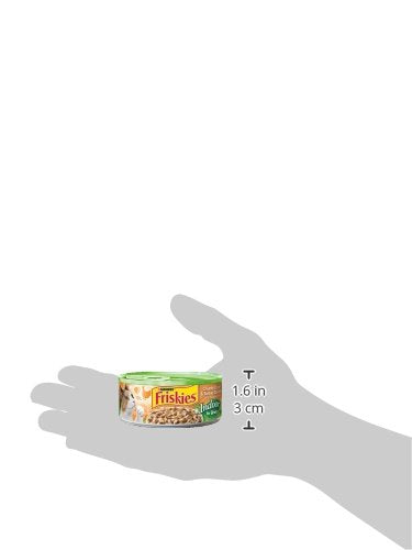 Friskies chunky-bites-texture close-up, showing tender bites cats crave.