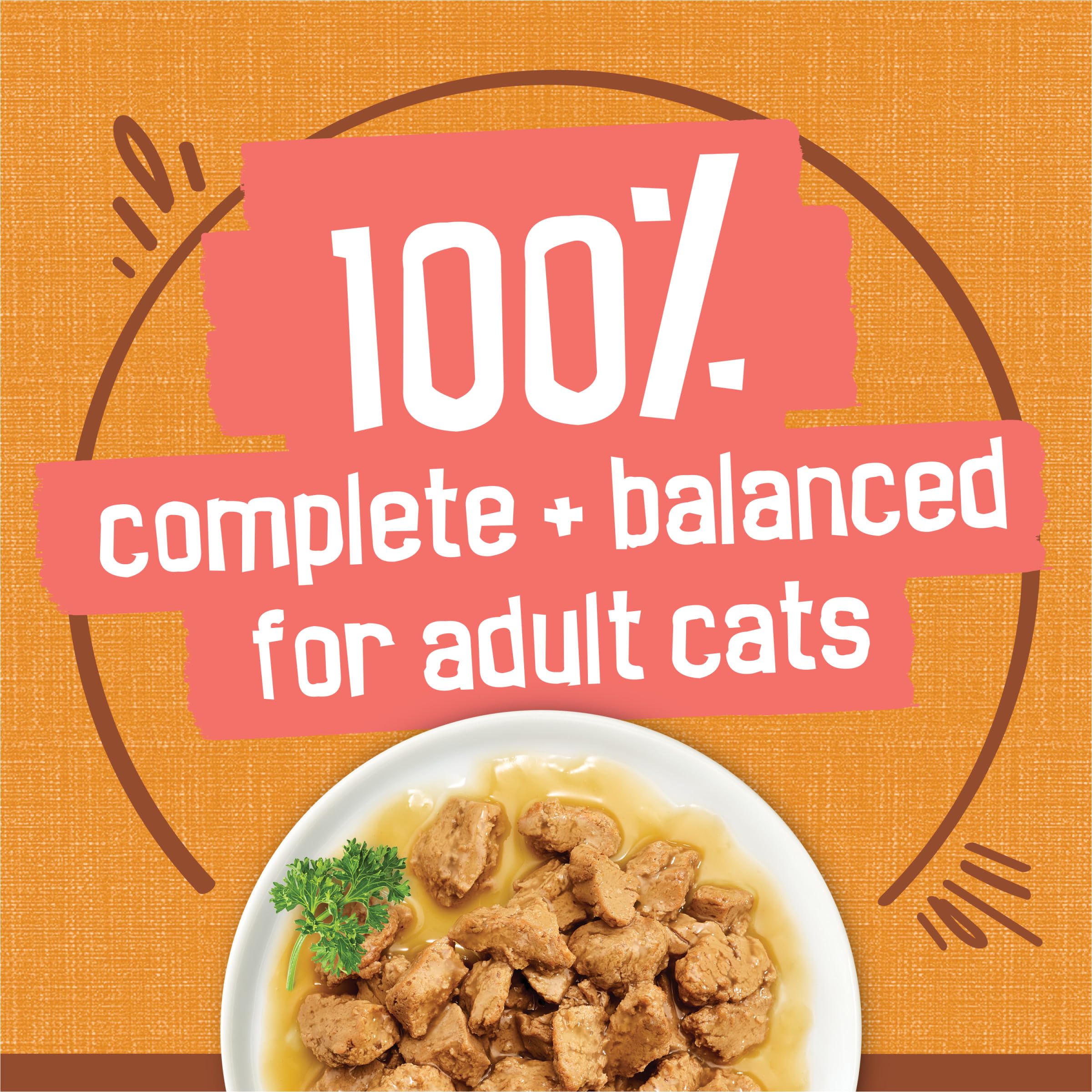 Purina Friskies Extra Gravy supports moisture with flavorful chunks.