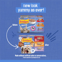 Purina Friskies Gravy Shreds Chicken in rich gravy for cats