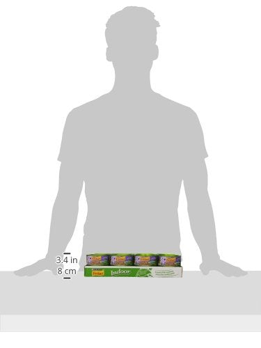 Friskies Indoor Turkey Dinner open can highlights convenient 5.5 oz portions.
