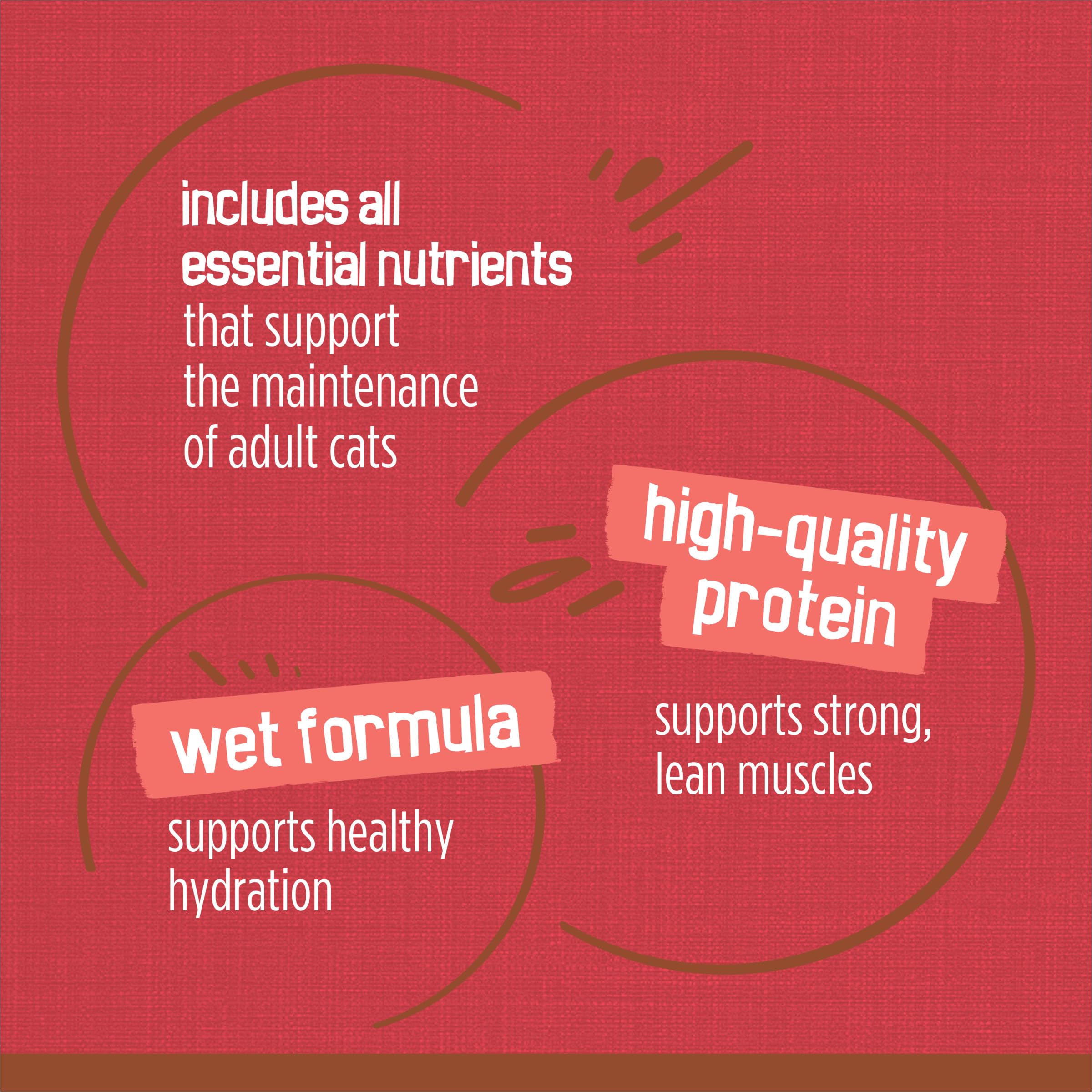Friskies kitten and adult nutrition supports evolving dietary needs.