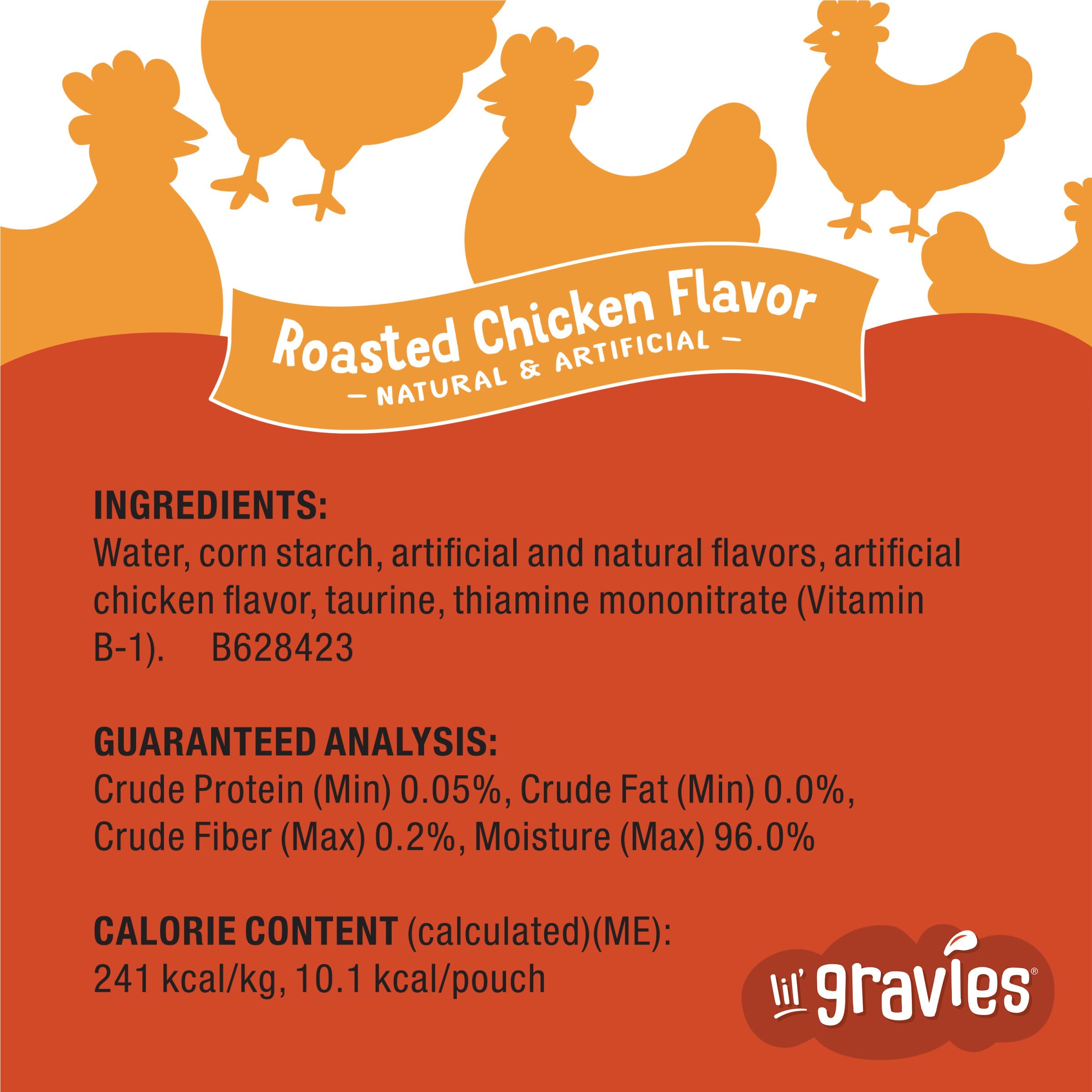 Friskies Lil' Gravies close-up gravy texture enhances appeal.