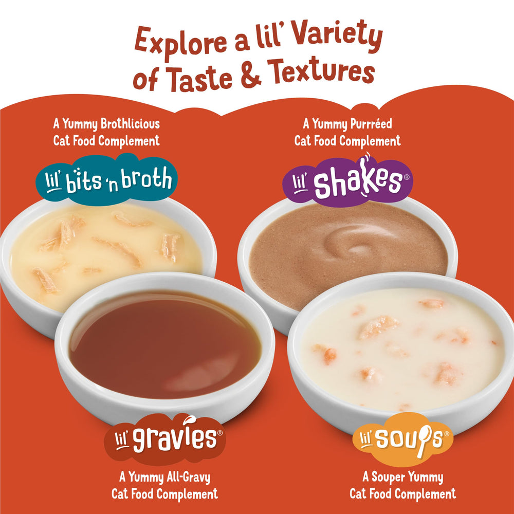 Friskies Lil' Gravies multipack box for easy stocking.