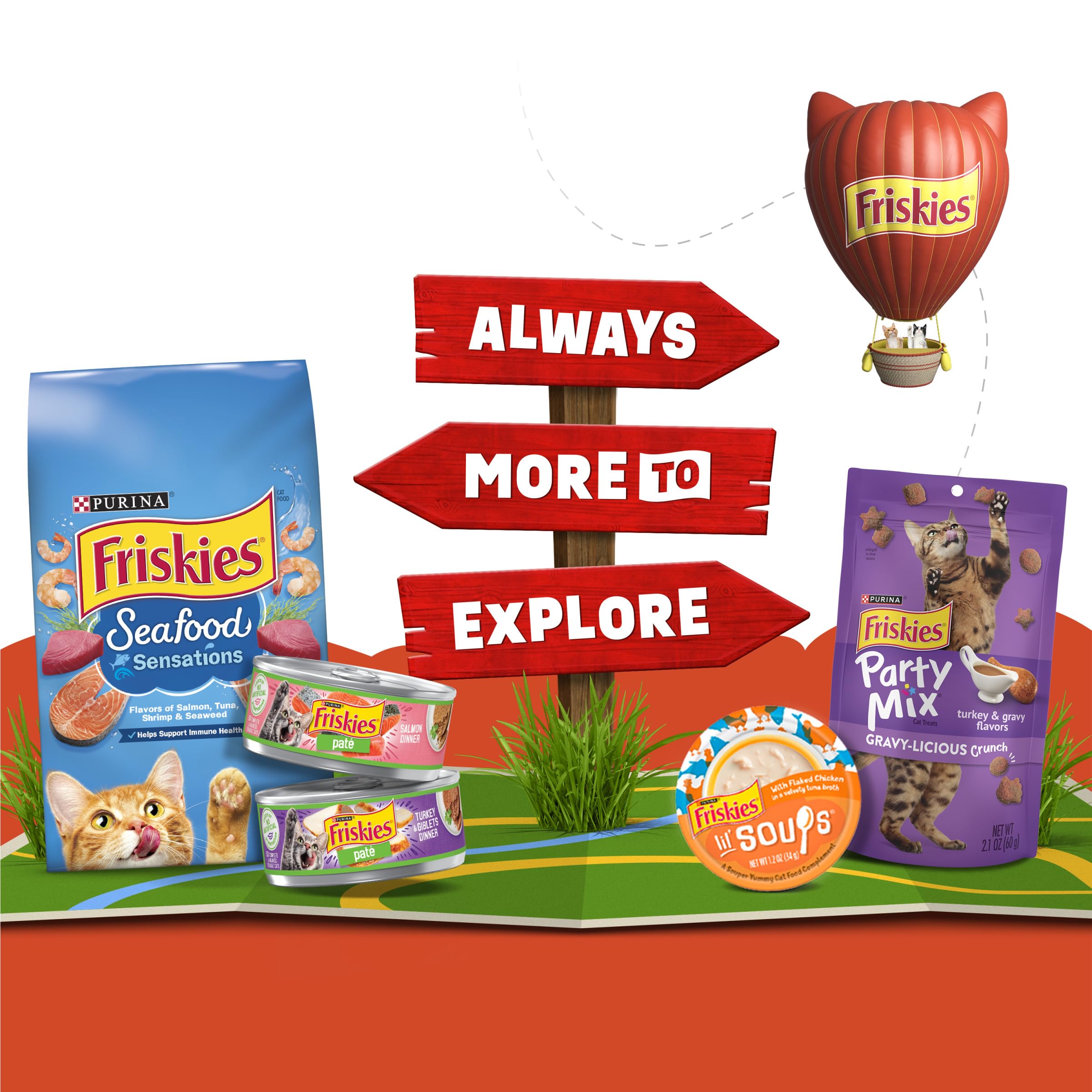 Friskies Lil' Gravies single-serving pouch for quick, mess-free feeding.