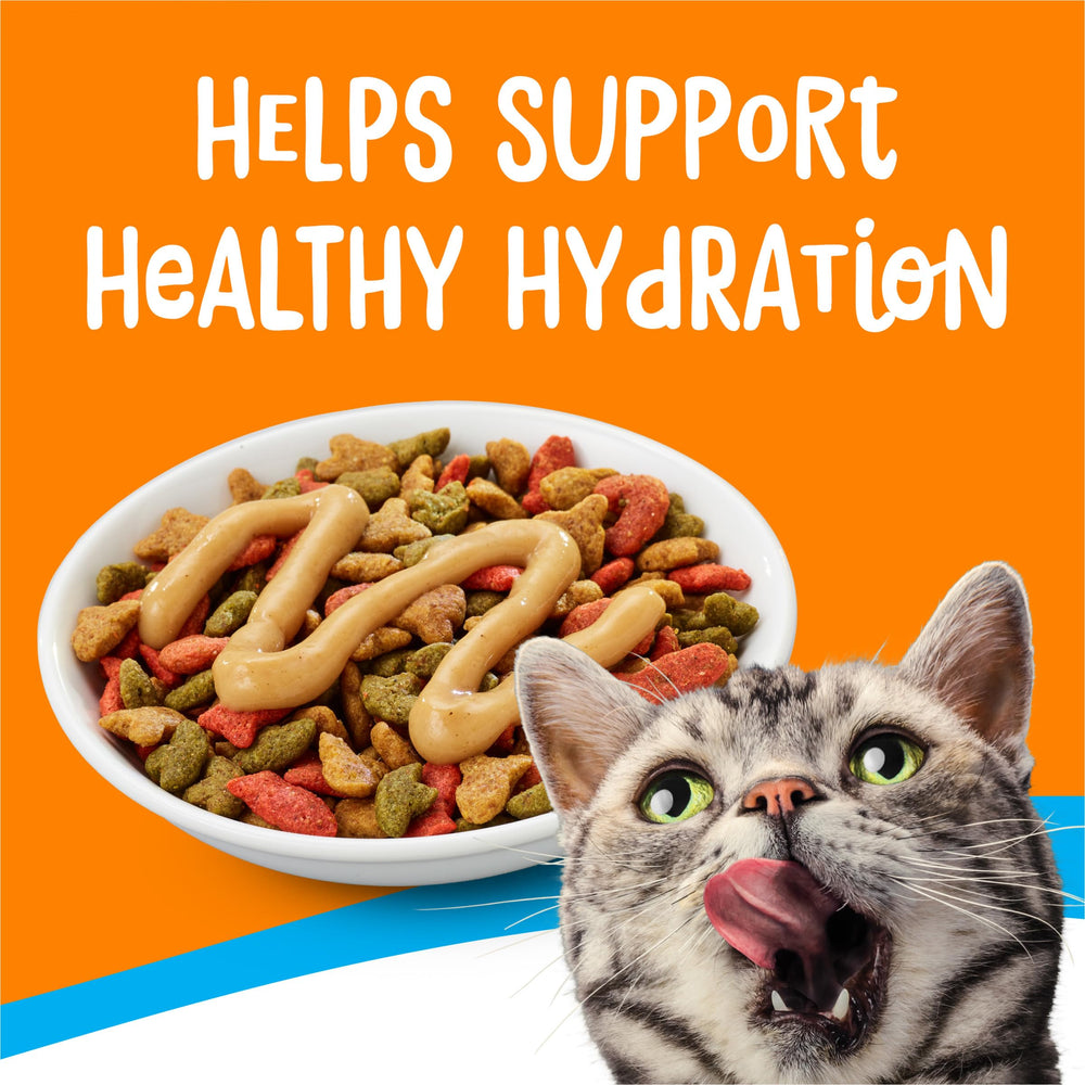 Friskies Lil’ Lickables creates a bonding snack-time moment with your cat.