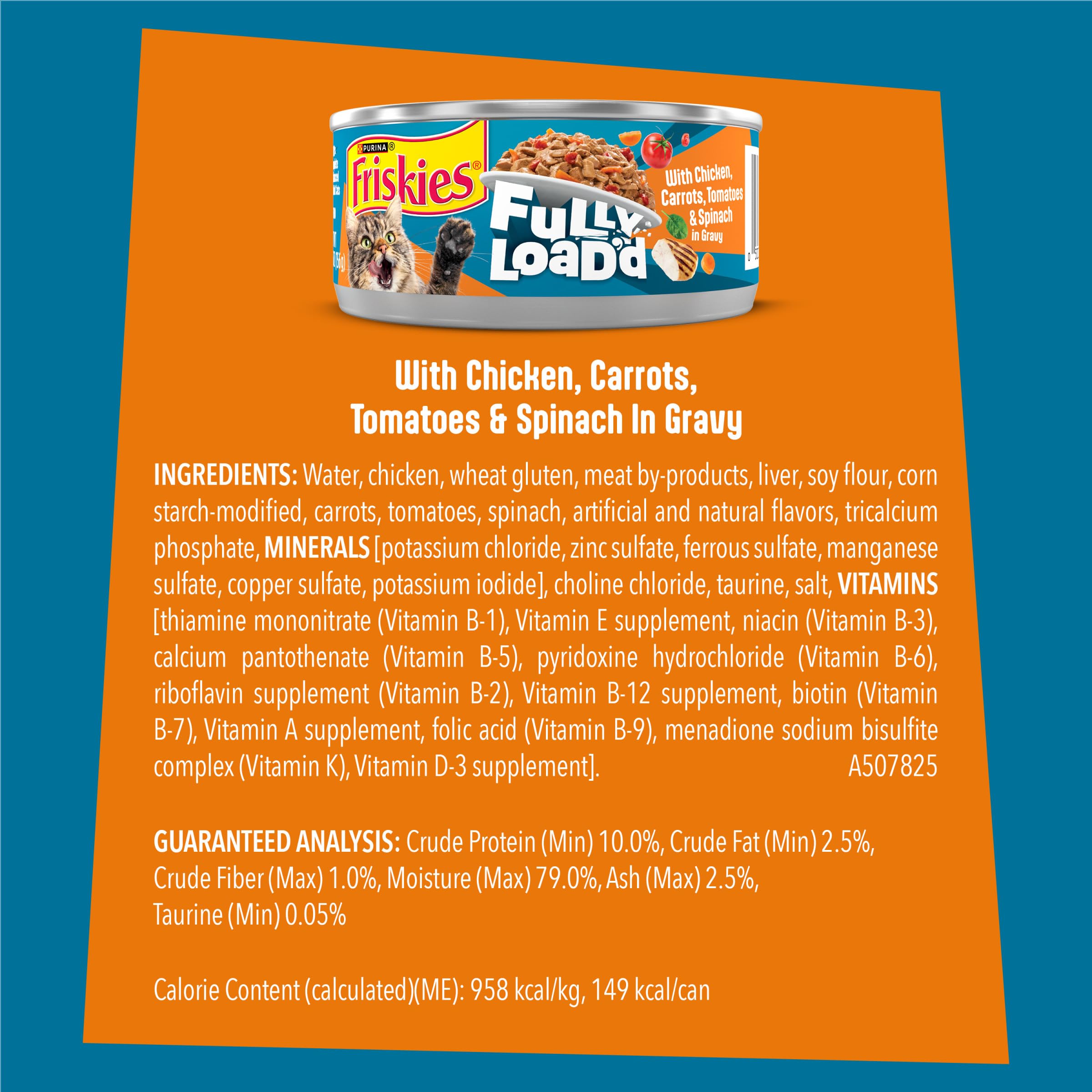 Friskies opening can aroma hints at delicious mealtime.