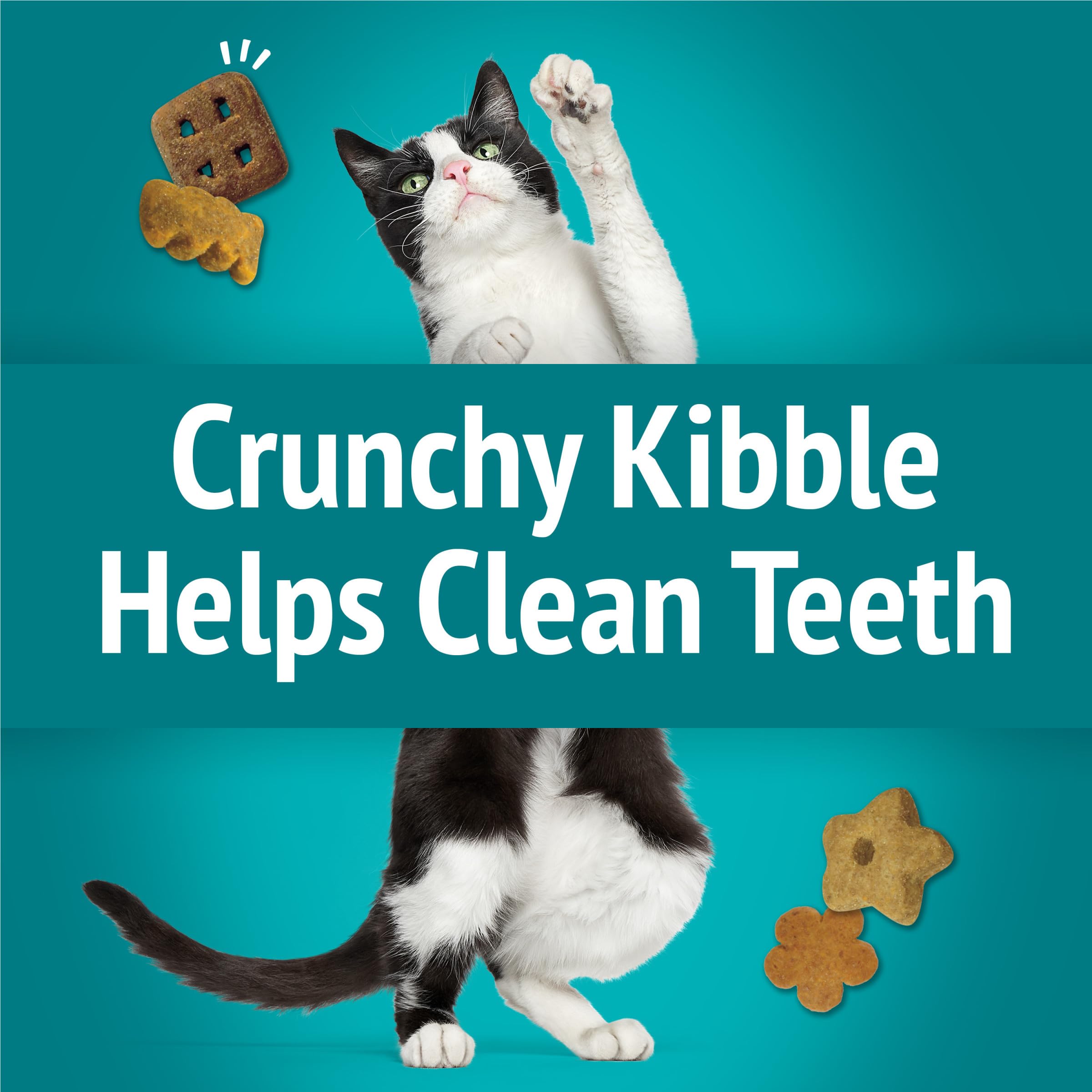 Friskies Party Mix Meow Luau Crunch ingredient list highlights real ocean whitefish.