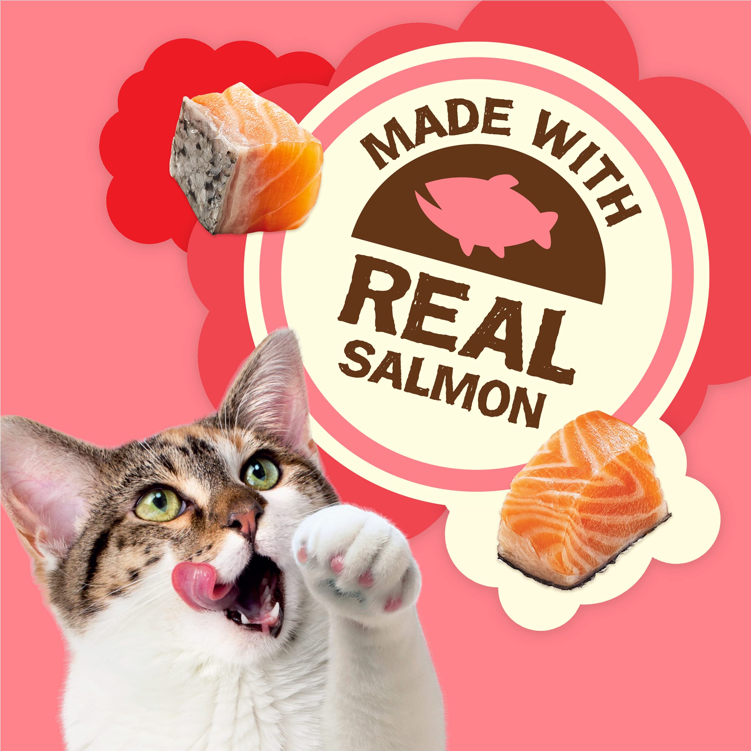Real fish first ingredient signals quality seafood flavor with no artificial additives