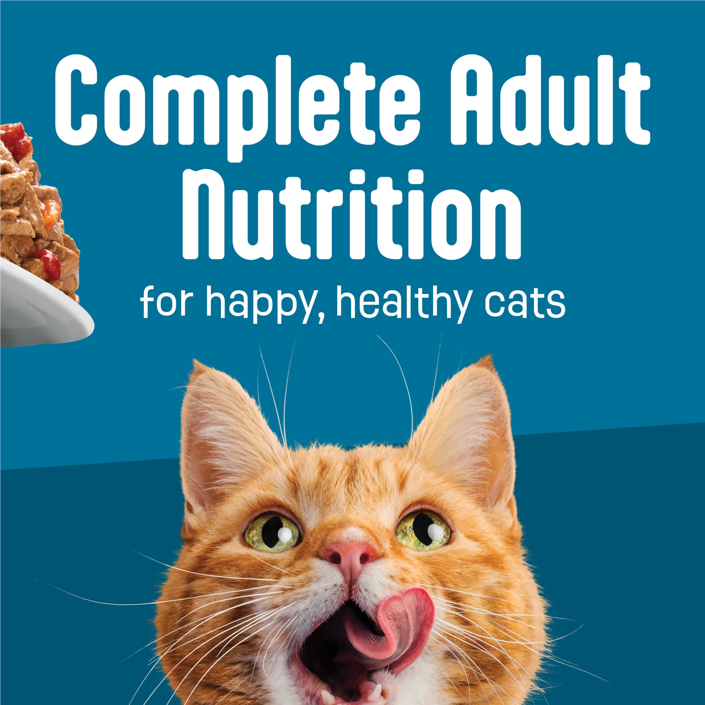 Friskies Fully Load’d nutrition-balanced adult cat food in each can.