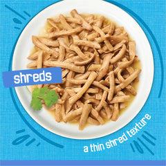 Friskies Ocean Whitefish and Tuna in Sauce recyclable cans label, supporting eco-conscious feeding.