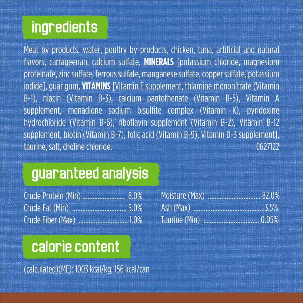 Friskies Pack 24 Cans demonstrates value and consistent nutrition throughout the week.