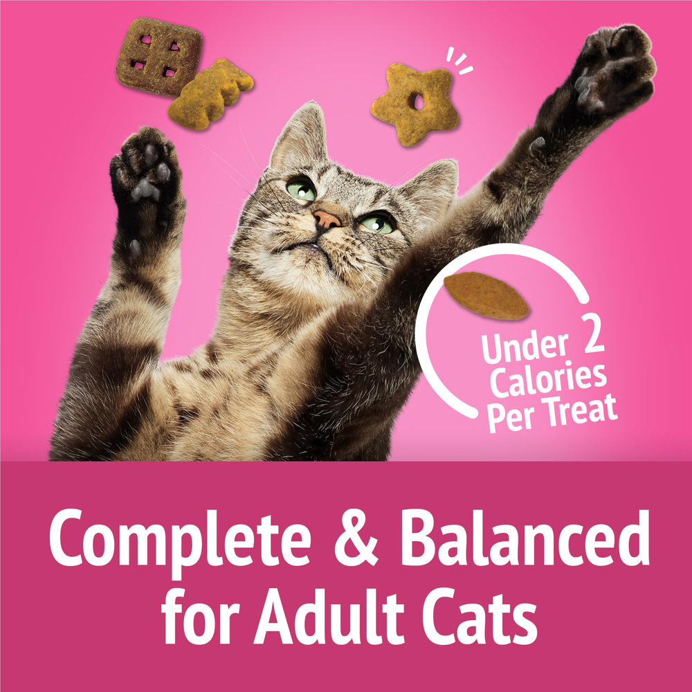 Friskies California Crunch fun treat pieces appealing to curious cats