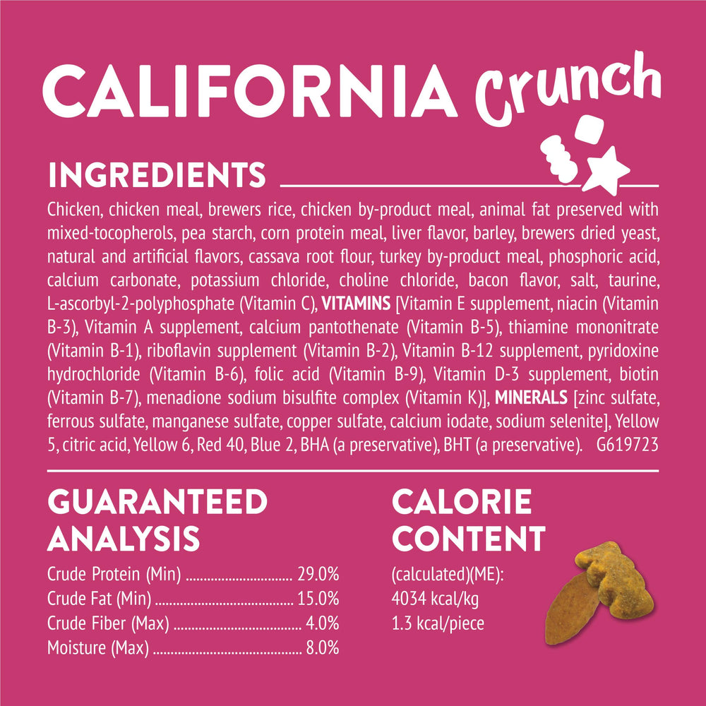Friskies Party Mix California Crunch resealable package preserving freshness