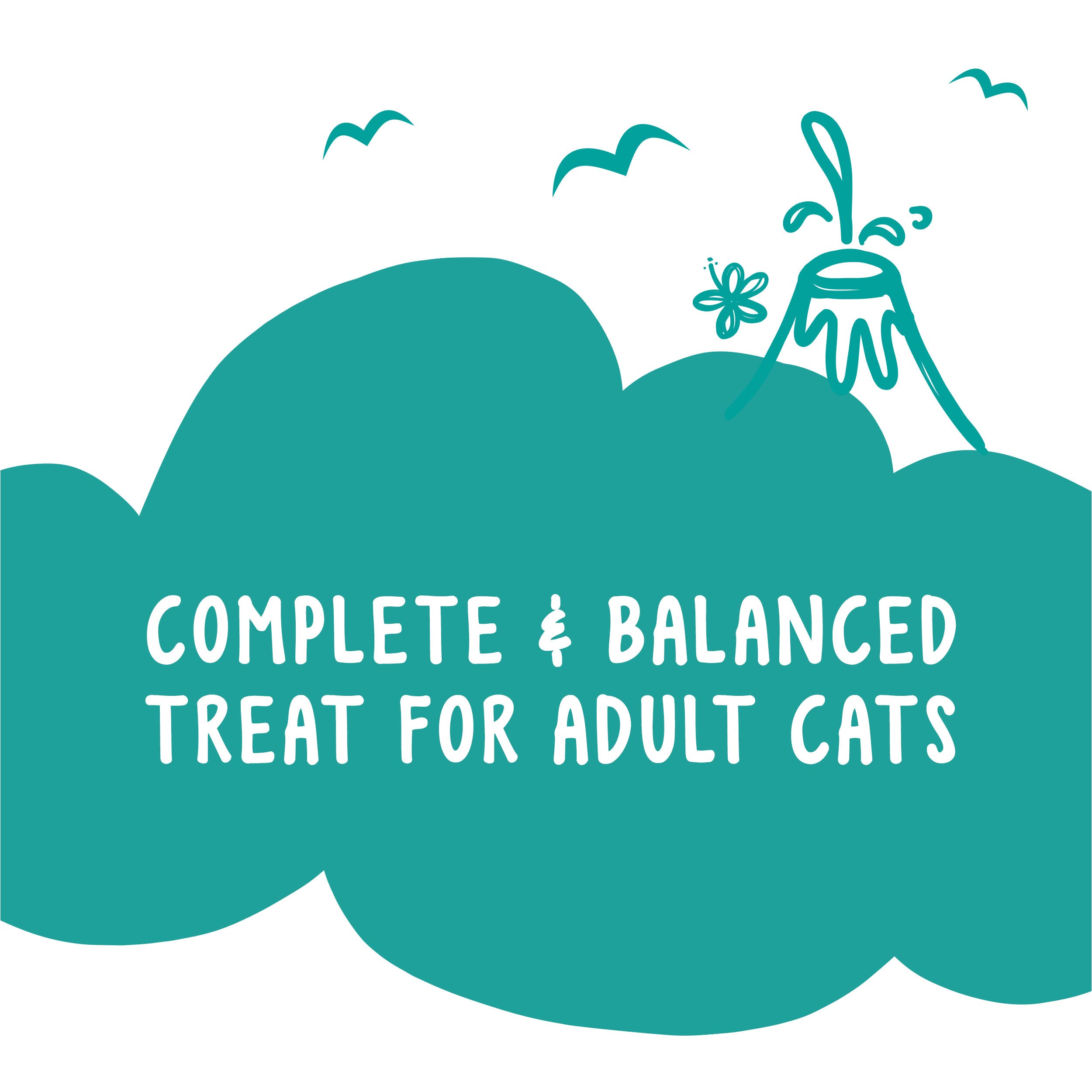 Friskies Party Mix Crunch Picnic invites your cat to crunch-and-savor during treat time.