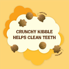 Friskies Party Mix Natural Yums include added vitamins and minerals for daily support.