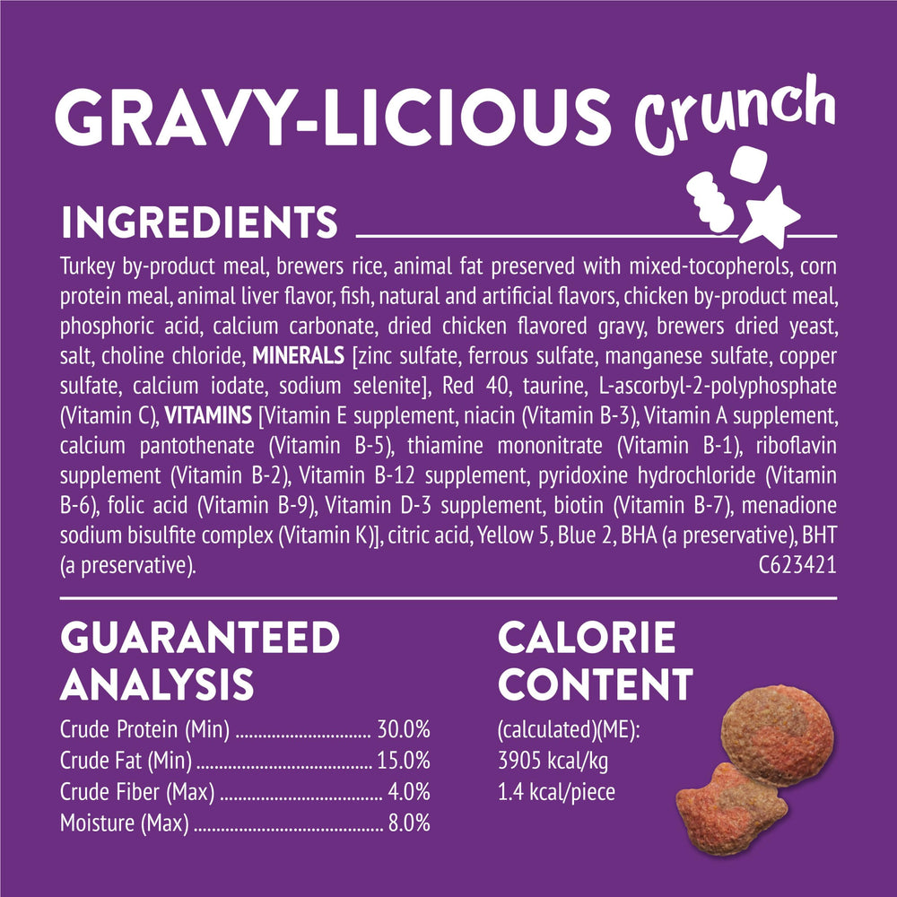 Friskies Party Mix Crunch is convenient with individual pouches for easy snacking.