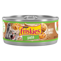 Friskies Pate Mixed Grill cans in multipack for daily adult cat meals