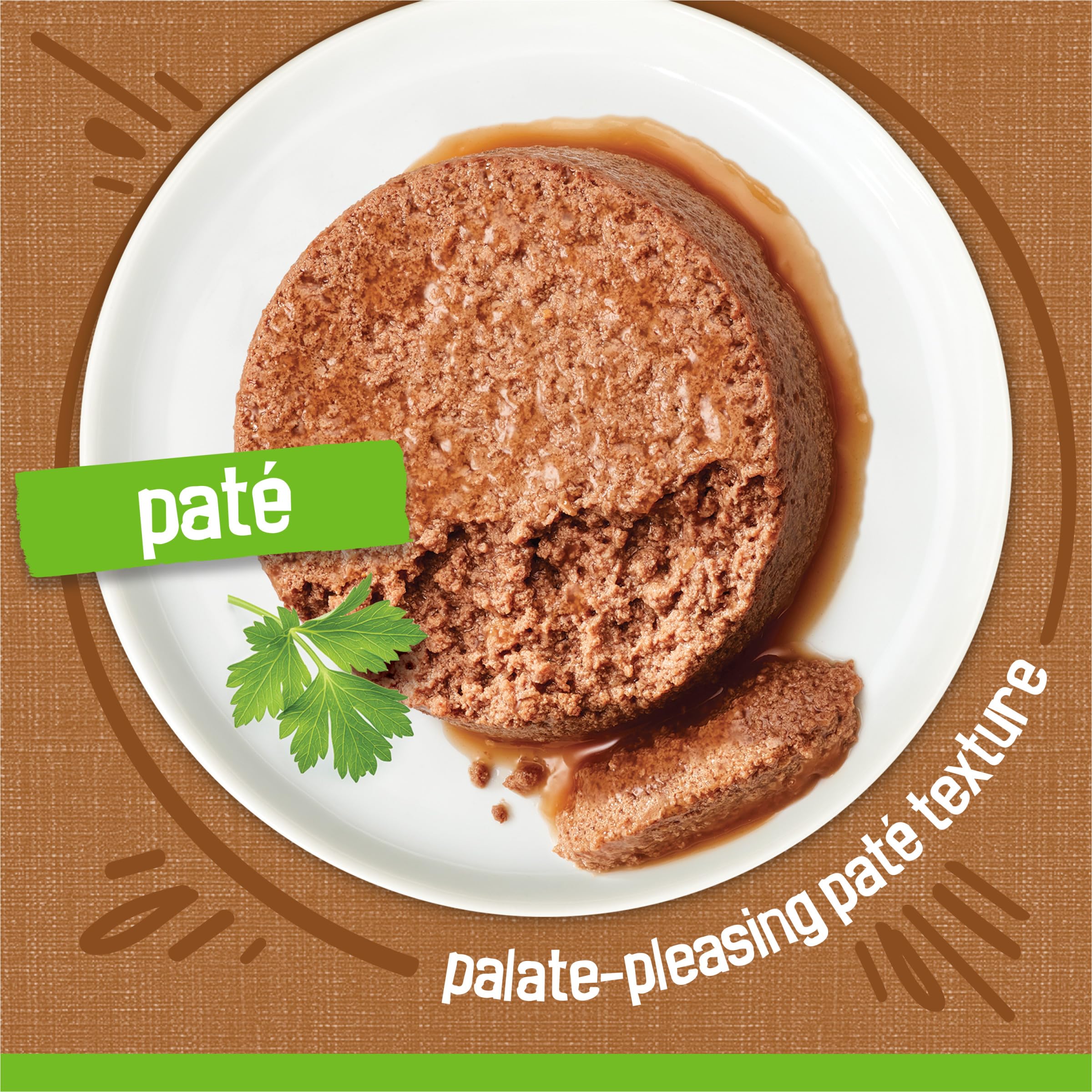 Close-up of Friskies Pate Mixed Grill texture and color