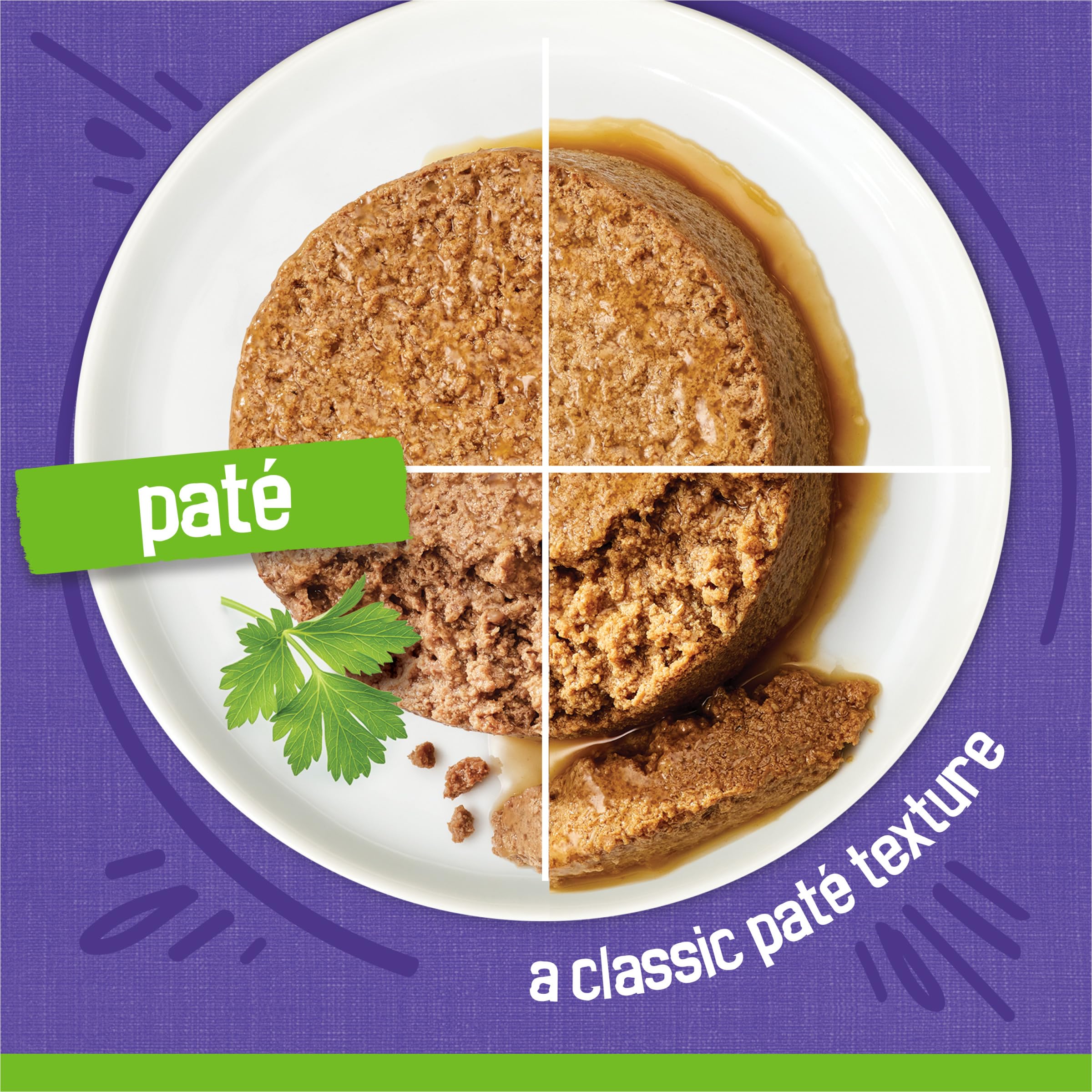 Friskies Pate Smooth Texture Closeup — creamy pate ready to tempt fussier eaters.