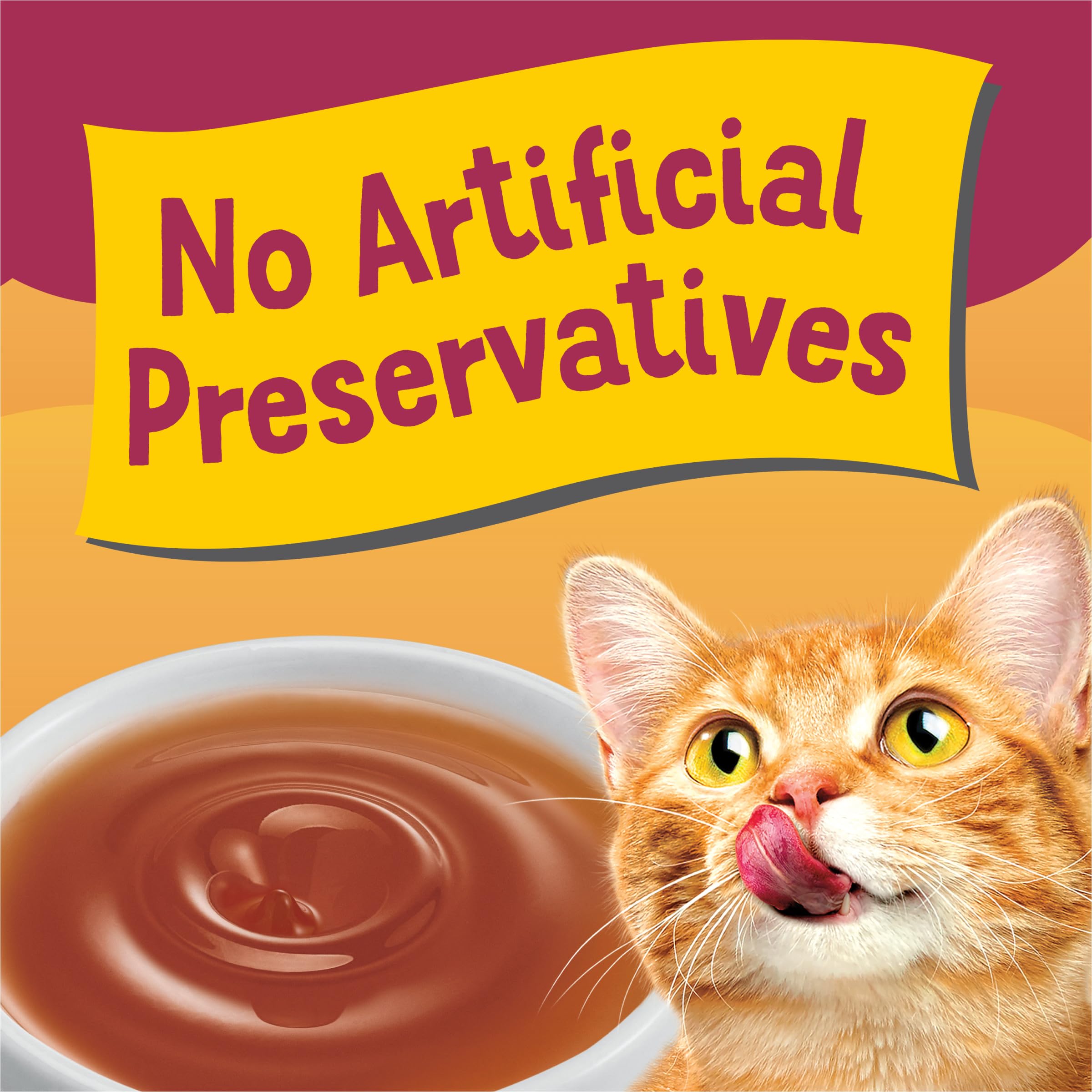 Friskies Poultry Faves easy-open pouch ideal for hydration-friendly meals.