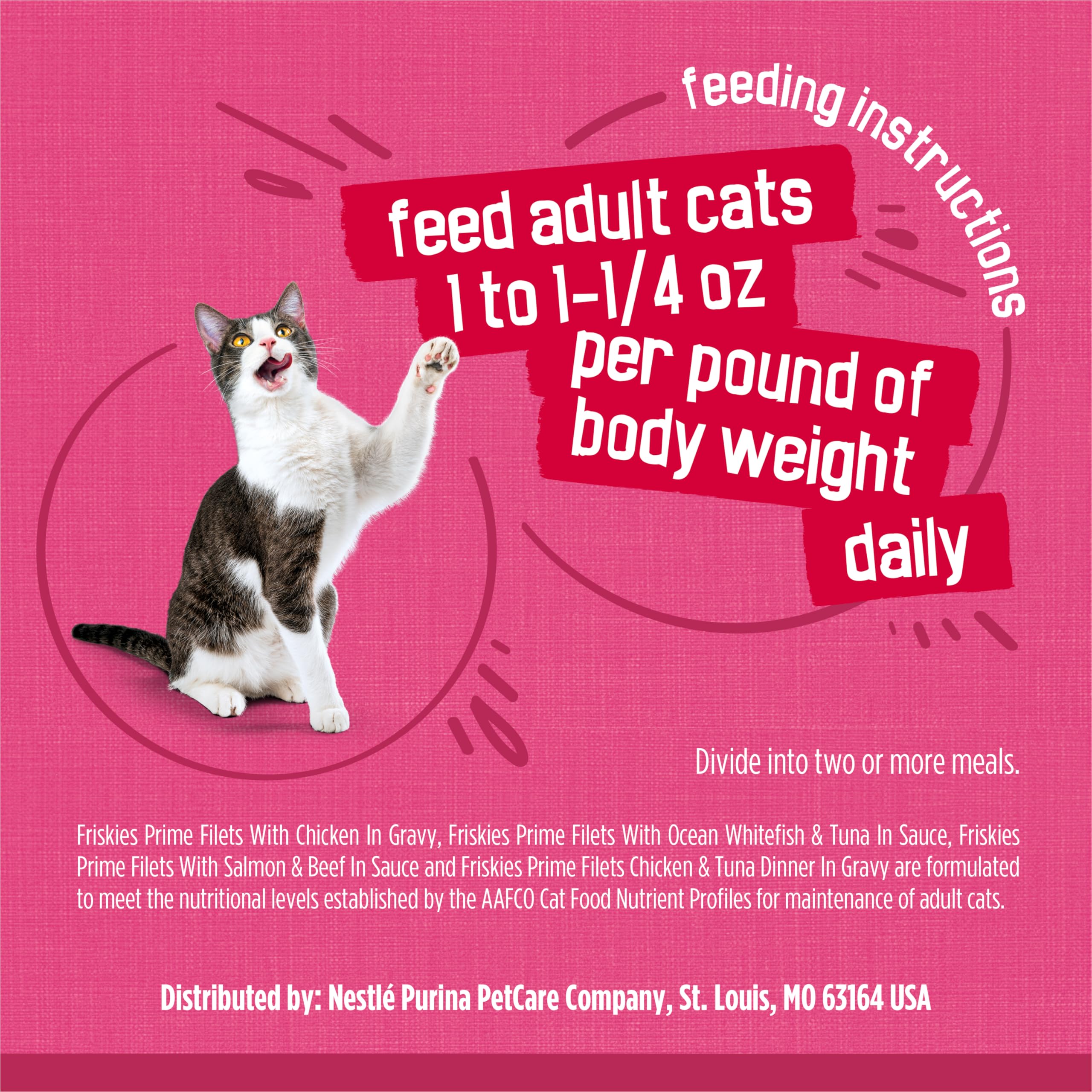Friskies Prime Filets aroma when opening the can invites cats to eat