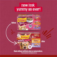Purina Friskies Prime Filets chicken in gravy can delivers tender chunks and aroma.