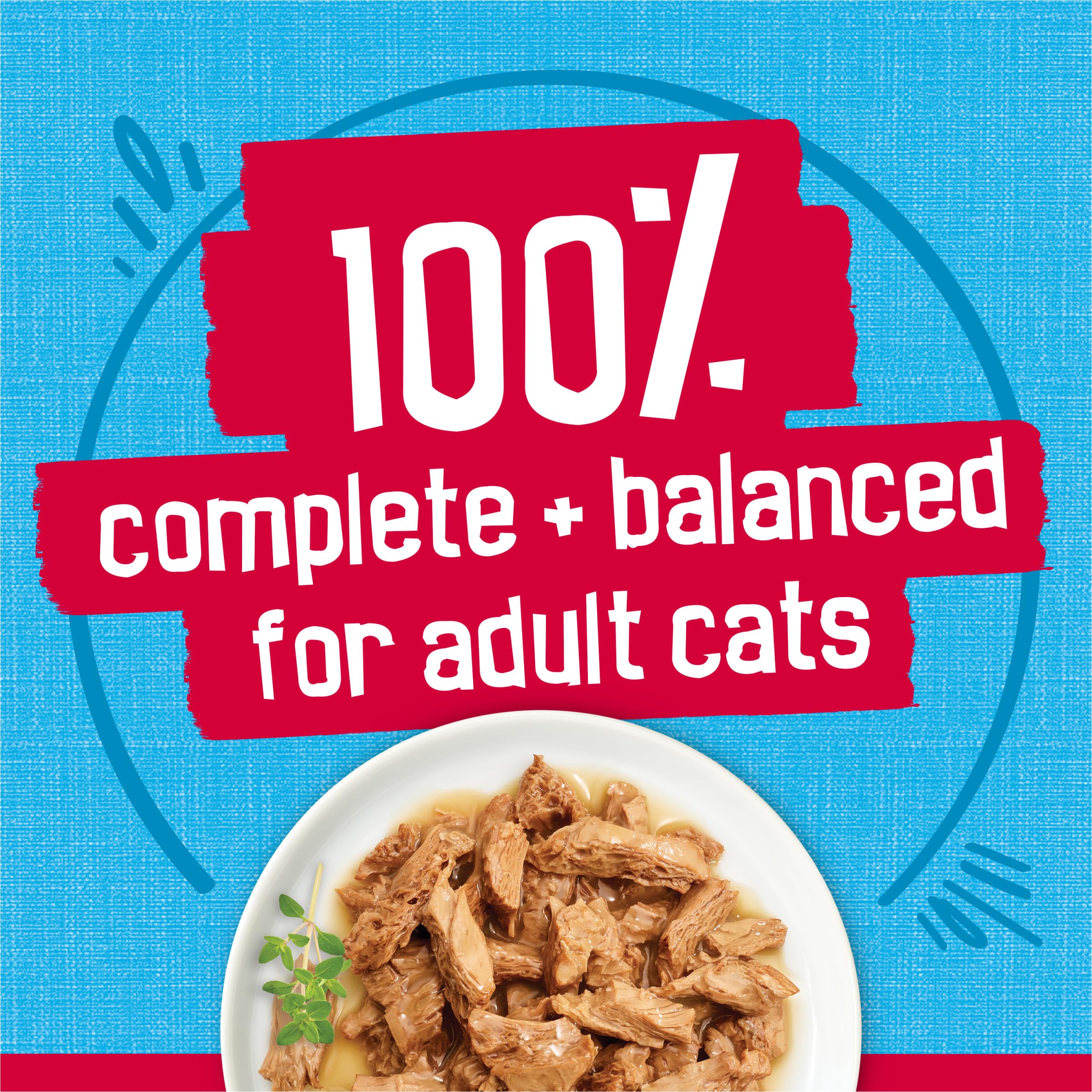 Friskies Prime Filets recyclable cans packaging supports mindful choices.