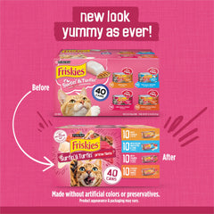 Friskies Prime Filets soft shredded chunks for satisfying bites