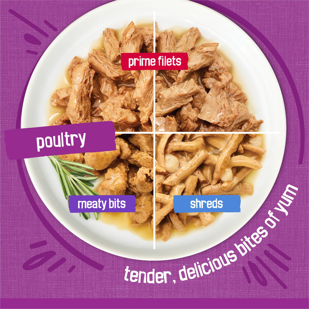 Friskies prime-filets image displaying tender filets for a premium texture