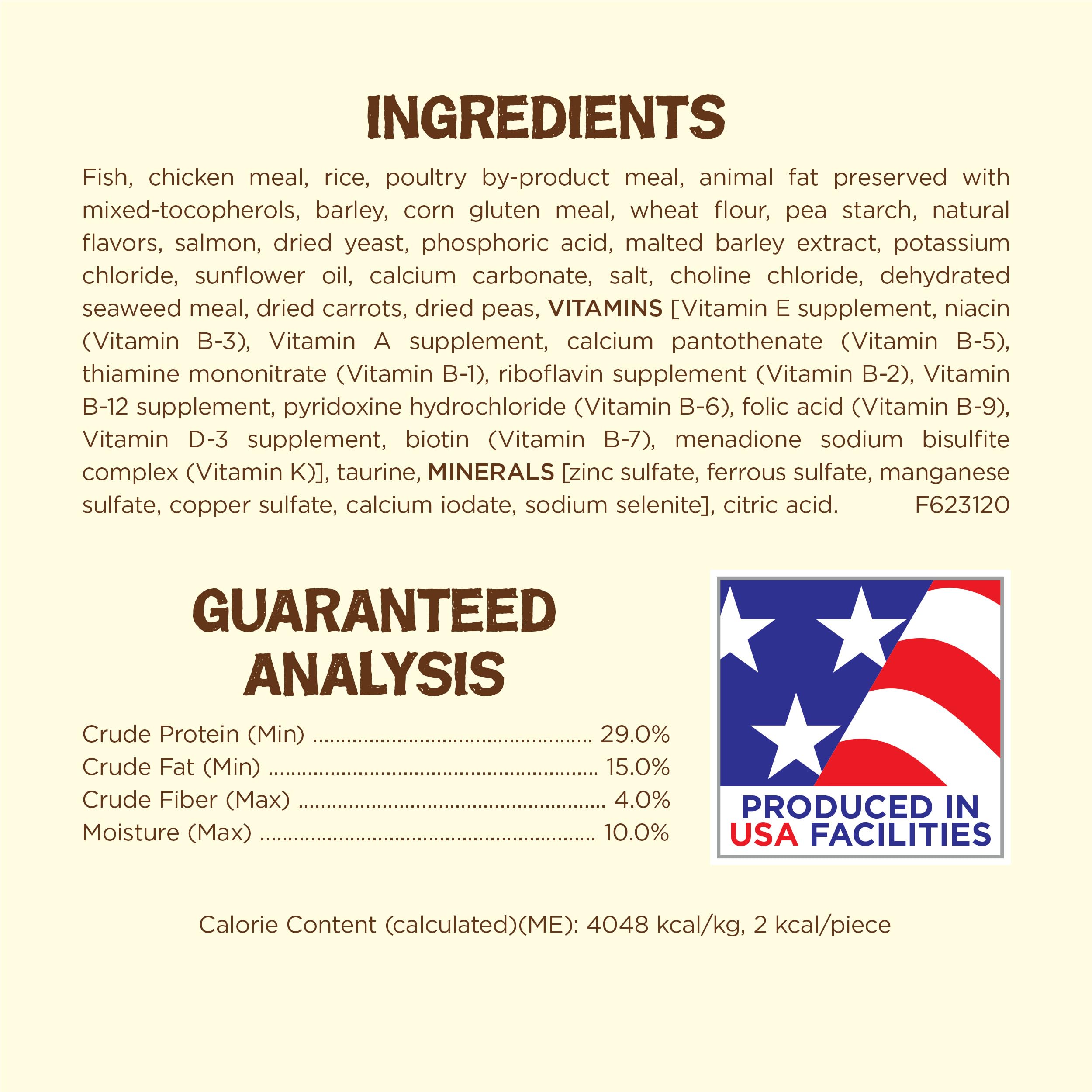 Purina Friskies produced in Purina-owned U.S. facilities.