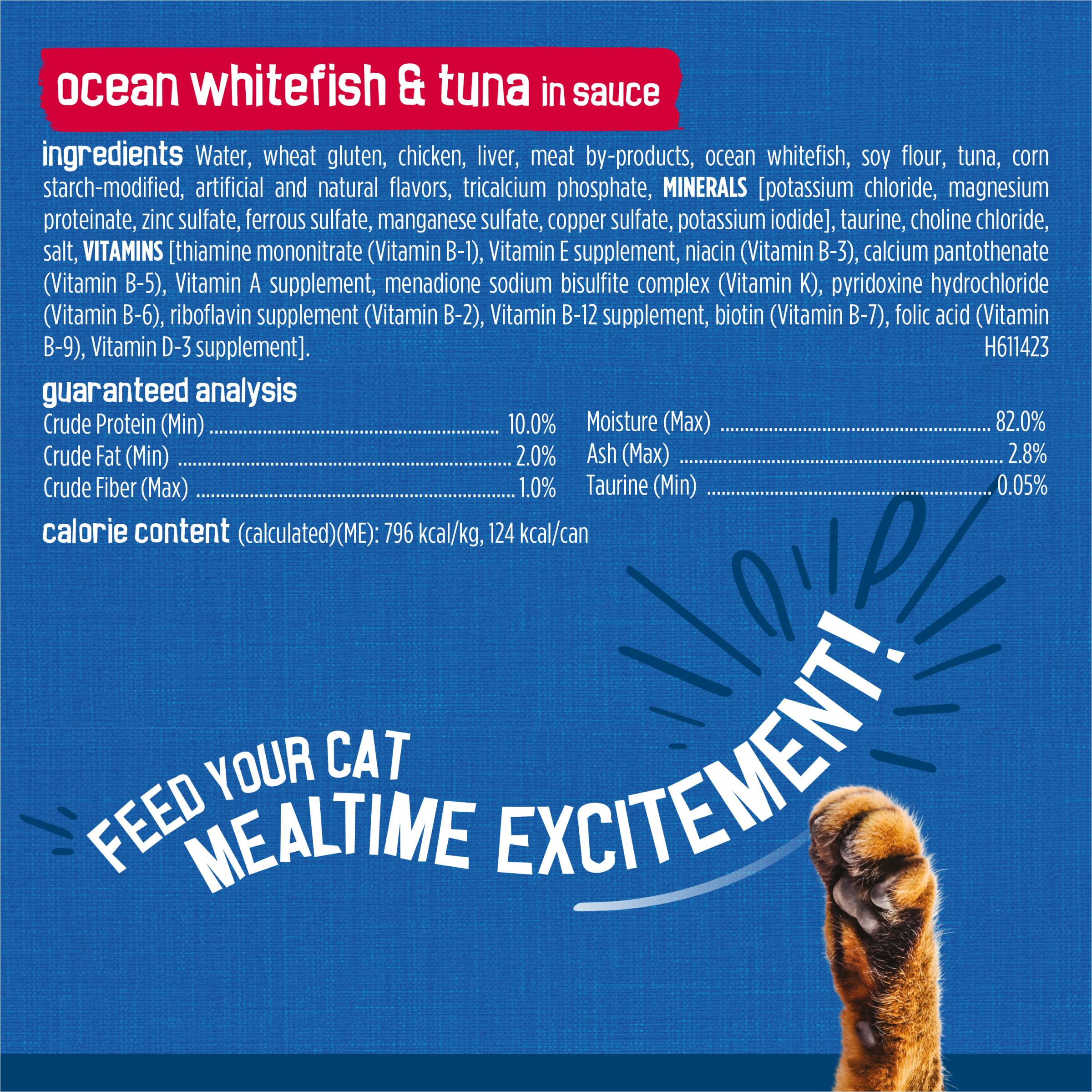 Friskies Quality Checked Label signals safety and consistency.