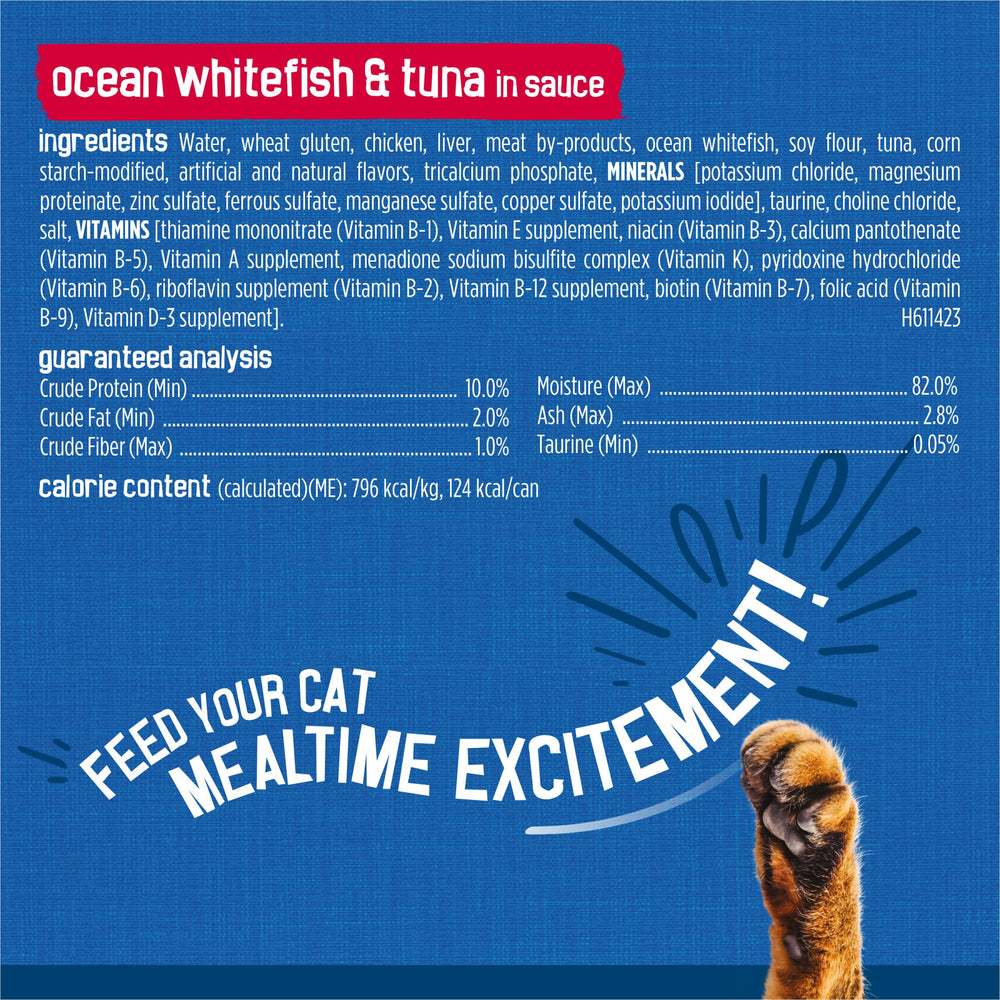 Friskies Quality Checked Label signals safety and consistency.