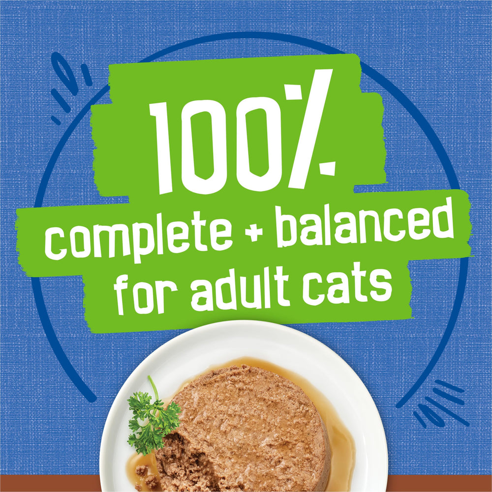 Friskies Real Tuna ingredients label communicates quality protein in every serving.
