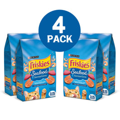 Seaweed balance in Friskies Seafood Sensations for flavor harmony.