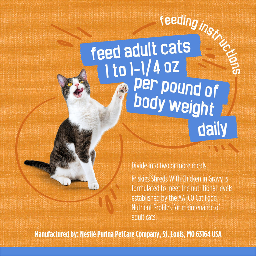 Friskies recyclable can closeup demonstrates eco-friendly packaging