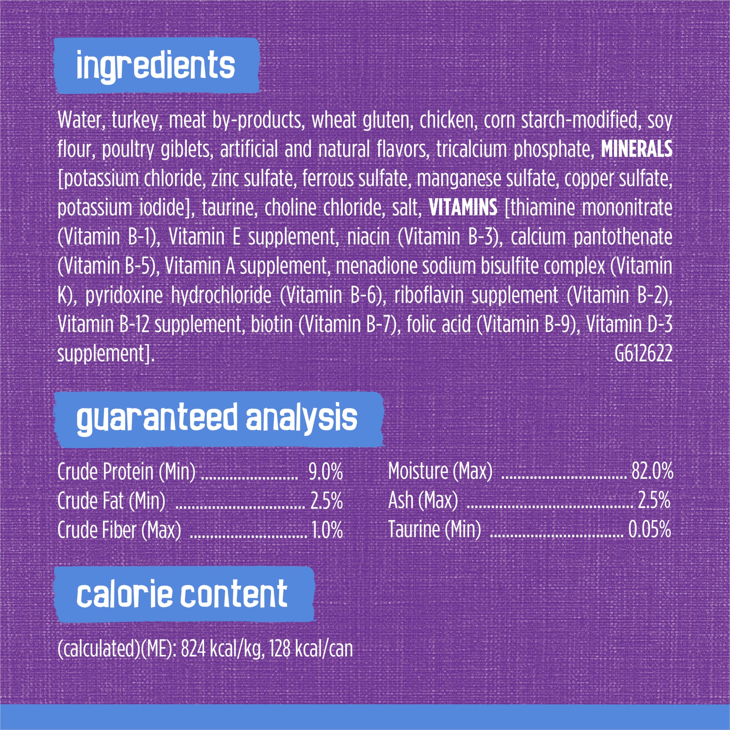 Friskies Shreds cans with tab-top opening for easy serving.