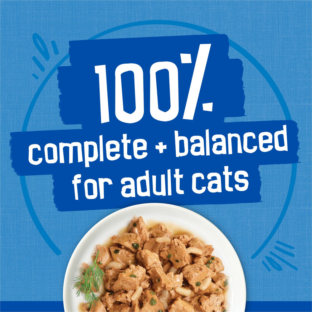 Friskies Tasty Treasures Ocean Fish Tuna Sauce can offers seafood variety