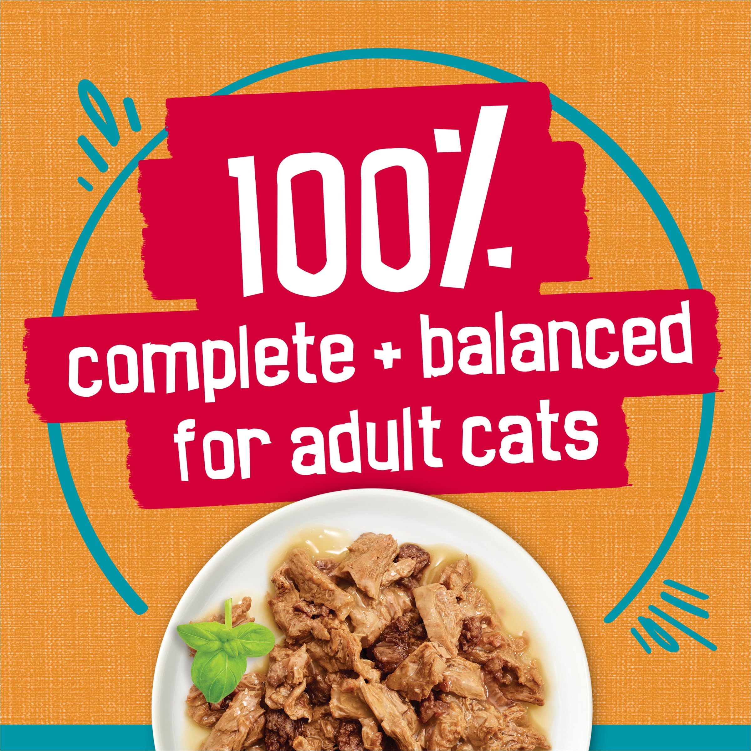 Friskies Tasty Treasures real ingredients labeled for quality