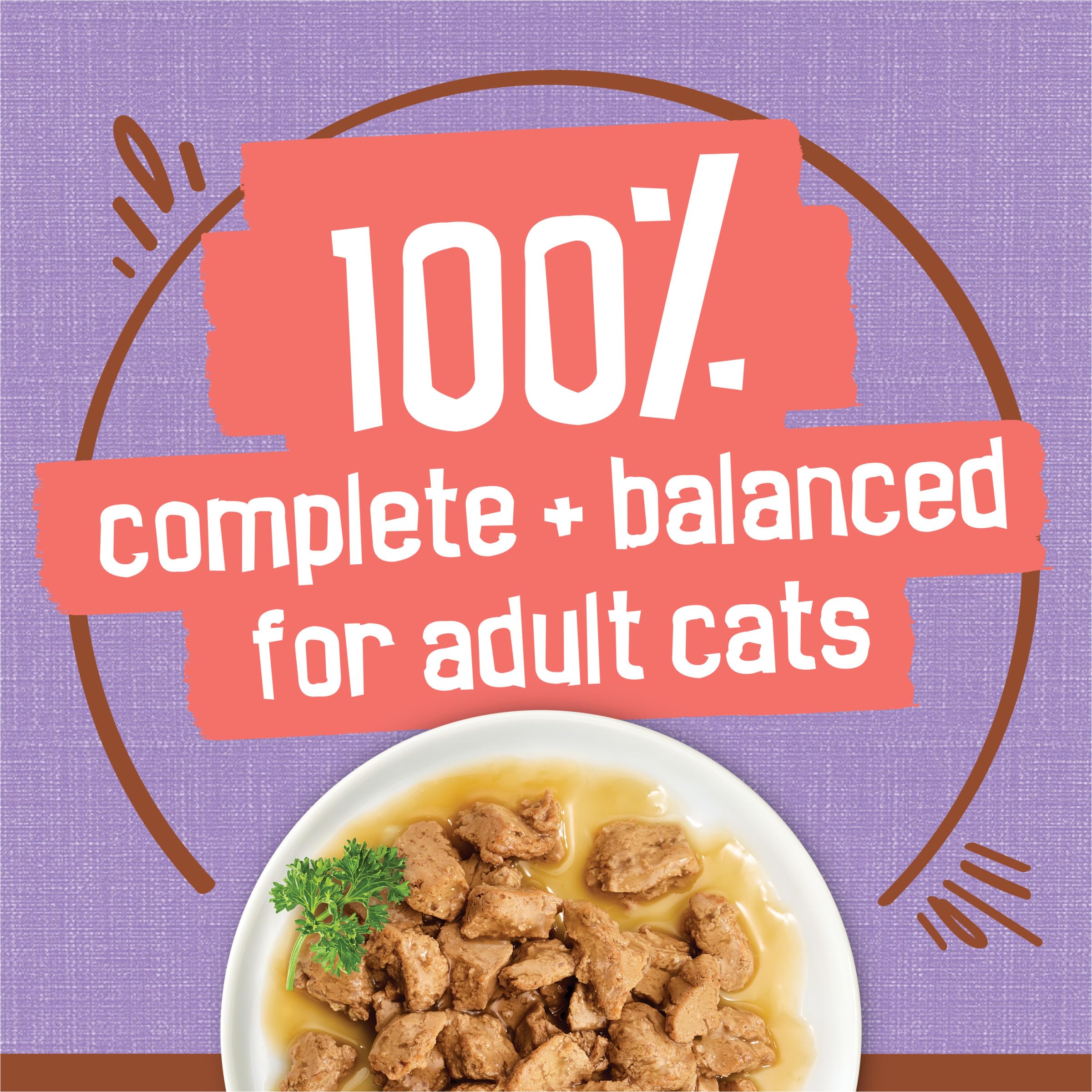 Friskies produced in Purina-owned U.S. facilities supports trusted quality.