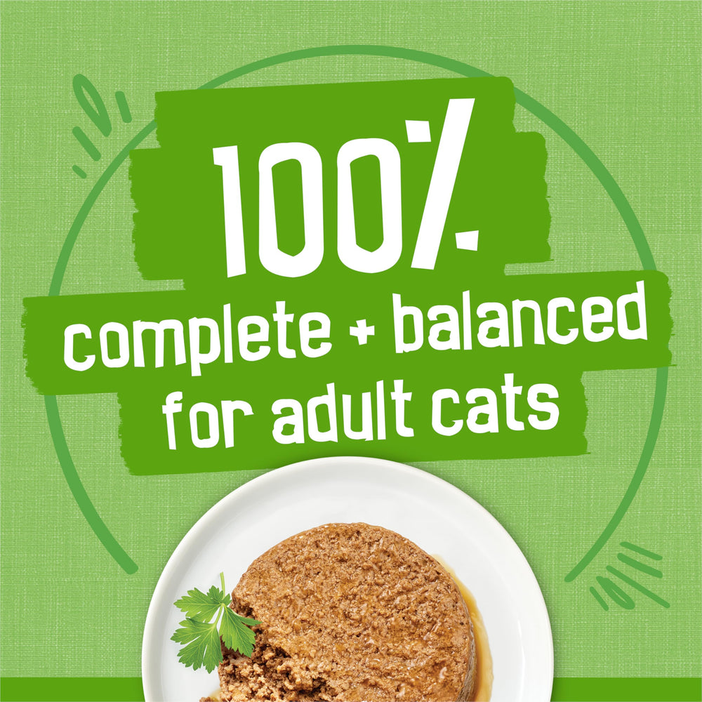Friskies variety pack on kitchen shelf for easy flavor rotation.